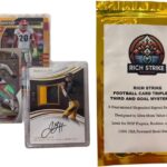 Rich Strike Football Card Triple Auto Third and Goal Mystery Pack. 3 Guranteed Autograph Football Cards.