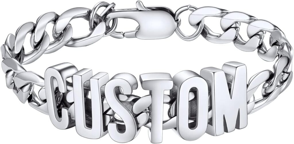 PROSTEEL 316L Stainless Steel Bracelet For Men, Stylish Figaro Chain, Hypoallergenic Jewelry, Black/Gold/Silver Tone, W:6mm-13mm, L:7.5″/8.3″, Come with Box