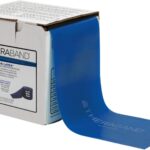 THERABAND Resistance Band 25 Yard Roll, Non-Latex Professional Elastic Stretch Bands for Upper & Lower Body Exercise Workouts, Physical Therapy, Lower Pilates, Flexibility, & Rehab, Dispenser Box