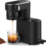 SIMPLETASTE Espresso Machine 20 Bar, Portable Multifunction Coffee Maker with Hot and Cold Brew, Dual Power Options, 6.1oz Water Tank, Single Serve Brewer for Travel, Camping, Office, Home