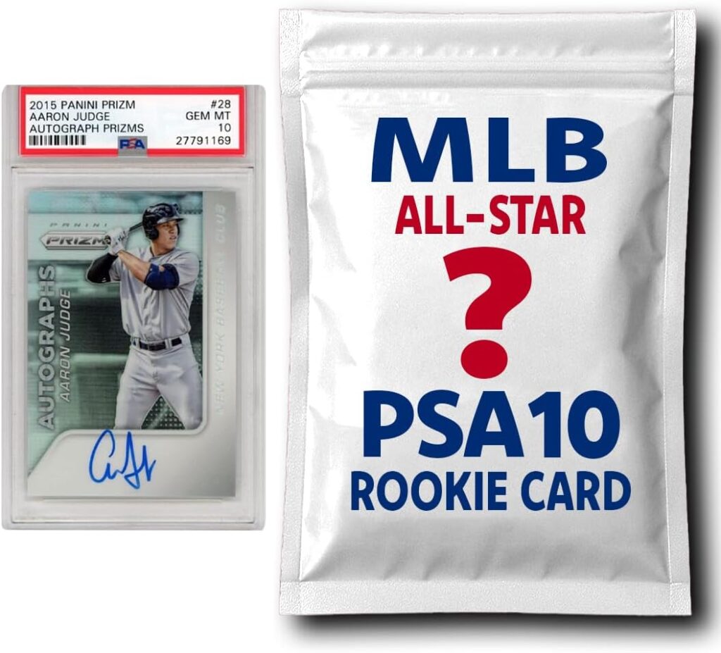 PSA 10 Graded MLB All-Star Baseball Rookie Card Mystery Box