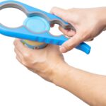 Bloss Anti-skid Jar Opener Jar Lid Remover Rubber Can Opener Kitchen Grippers To Remove Stubborn Lids, Caps and Bottles Great Kitchen Gadgets For Small Hands or Seniors,Blue