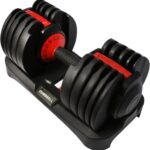 PENSUN Adjustable Dumbbells 5–52.5 lbs Pair, 15″ Quick-Change Weight Dumbbell Set for Home Gym Full-Body Strength Training & Fitness Workout