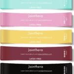 Premium Latex Free Resistance Bands for Working Out – Set of 5 + Carrying Bag | Non Latex Mini Loop Workout Bands Resistance for Women and Men | Physical Therapy, Legs Exercise and Pilates