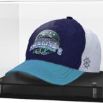 Clear hat Display case for Baseball,Acrylic Cap Holder Stand for Baseball, Football or Snapback Caps,Mini Helmet.Baseball Cap Display case with Metal feet Base(mountable)