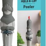 NEW OTOTO Sir Peels A-Lot Medieval Knight Vegetable Peeler – Swivel Vegetable Peelers for Potatoes, Fruits, Cute Gadgets, Gifts, Potato, Veggie, Fruit Peeler, Cute Kitchen Accessories