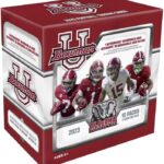 2023 Bowman U University Alabama Crimson Tide Football Factory Sealed Hobby Box. 1 Autographed Memorabilia, Autograph or Memorabilia Card Per Box. 10 Packs of 5 Cards. Look for Insert Sets Roll Tide and Crimson Catalysts.