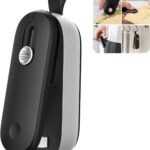 ODSD 2 in 1 Mini Bag Sealer – Heat Seal & Cutter with Lanyard, Portable Handheld Chip Bag Sealer for Snacks, Candies & Food Storage (Batteries Included)