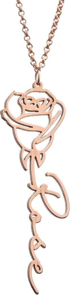 Personalized Name Necklace Sterling Silver Pendant Customized Custom