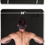 Extra Wide Yoga Mat for Men Women (72″L x 36″W) Non Slip Fitness & Exercise Mat with Alignment Marks for Yoga, Pilates, Floor Workouts