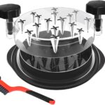 Latest Chicken Shredder Tool Twist – Portable 8 Inches Meat Shredder Tool Twist With Cleaning Brush, Visible Shredded Chicken Tool Chicken Breast Shredder, Ergonomic Handle, Dishwasher Safe, Anti-Slip