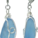 pepelulai handmade earrings sea glass