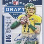 Carson Wentz 2016 Panini Prestige Big Board Rookie Auto Rc #d 91/100 – Football Slabbed Autographed Rookie Cards