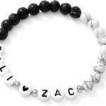 Handmade Chip Stones Bracelet | Fully Customized/Personalized | Custom Name, Size, Style, and Color | Unisex for Couples, Friends, Family | Adults & Kids | Anniversary