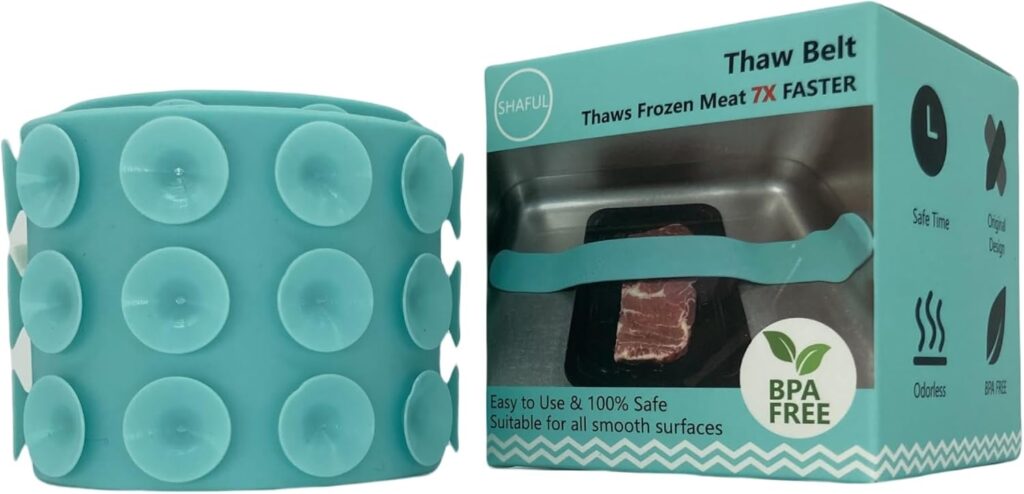Thaw Belt – Thaws frozen meat Faster & 100% Safer – Thaws in minutes instead of hours