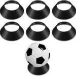 6 PCS Ball Display Rack, Pedestal Ball Stand Holder Memorabilia Balls Pedestal Balls Holder Stand Durable Memorabilia Sports Ball-Stand Holders, Ball-Display Stands for Soccer Basketball Football