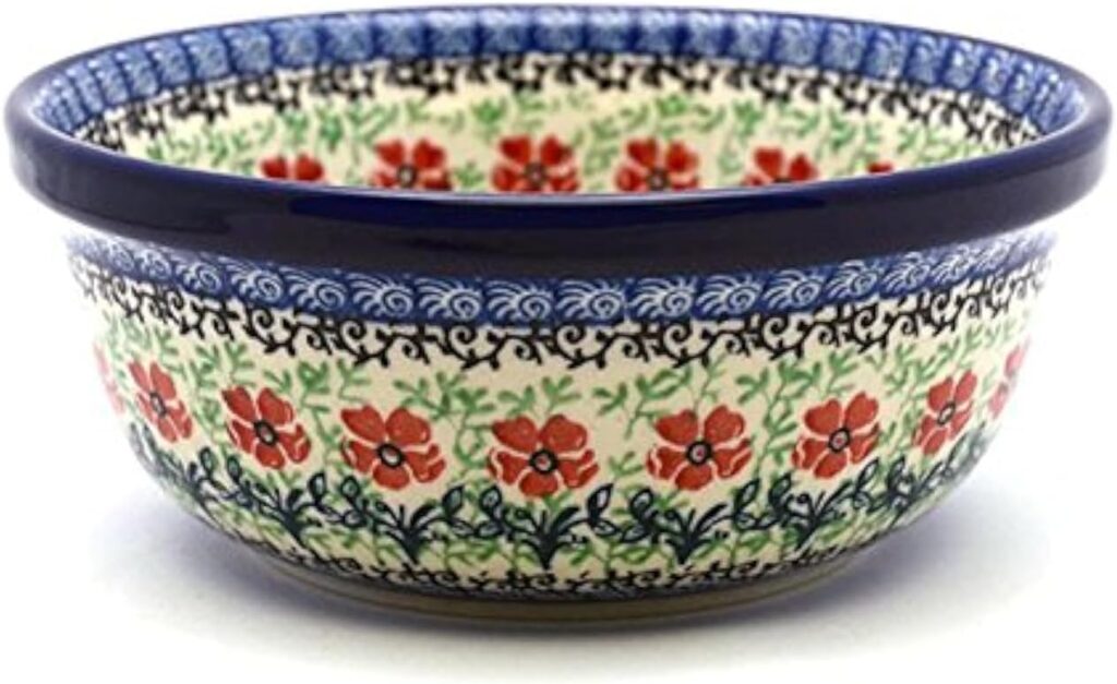 Polish Pottery Bowl – Salad – Maraschino