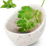 2025 New Handmade Ceramic Herb Stripper Bowl -Herb Stripper,Herb Stripping Bowl,Efficient Herb Peeling Cup for Salads & Cooking, Pottery Kitchen Tool for Meal Prep (1-Piece)