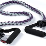 SPRI Braided Xertube Resistance Bands – Premium Exercise Band for Men & Women – Workout Equipment for Home Gym Fitness Training – Comfort Grip for Strength, Weights, and Resistance