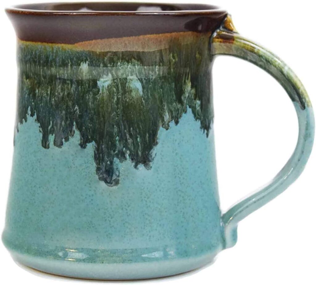 Clay in Motion Handmade Medium Mug (Ocean Tide)