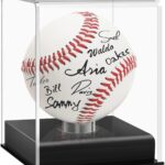 Baseball Display Case, UV Protected Acrylic Cube, Clear Case for Memorabilia and Autographed Balls (1 PC)