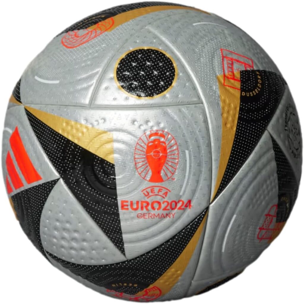adidas Euro 24 Finals Pro Match Ball – Seamless Construction, FIFA Quality Pro Certified