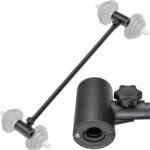 Kipika Dumbbell to Barbell Converter – Adjustable Weight Lifting Bar for Home Gym – Durable Steel Barbell Bar with Foam-Lined Clamps – Fits Most Standard and Adjustable Dumbbells