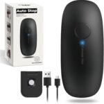 Canslab Ultrablade PRO Auto Stop Can Opener – Rechargeable Electric Can Opener for Kitchen for Seniors with Arthritis – One Touch Side Cut Opener, Smooth Edge, Handfree, Wall Mounted Small Size, Black