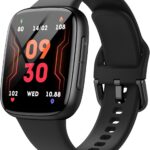 Tensky Smart Watch for Men/Women Android & iPhone, AI Voice, 1.85″ AMOLED Screen Fitness Tracker with Bluetooth Call, 3ATM Waterproof Heart Rate/Sleep/SpO2 Monitor, Pedometer, 100+ Sport Modes