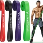 LEEKEY Resistance Bands Set for Pull-Up Assistance & Full-Body Training, Multi-Level Exercise Bands with Bag for Home Workouts, Physical Therapy, Strength Training (Men/Women)