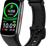 Fitness Tracker with 24/7 Heart Rate, Blood Pressure Blood Oxygen Sleep Monitor, 123 Sports Modes Calories Smart Watch,IP68 Waterproof Step Counter Activity Trackers Pedometer for Women Men