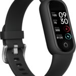 TOOBUR Fitness Tracker Watch with Sleep Tracker/IP68 Waterproof, Activity Tracker with Pedometer Step Counter, Health Watch for Women Men with 14 Sports Compatible Android iOS, Black