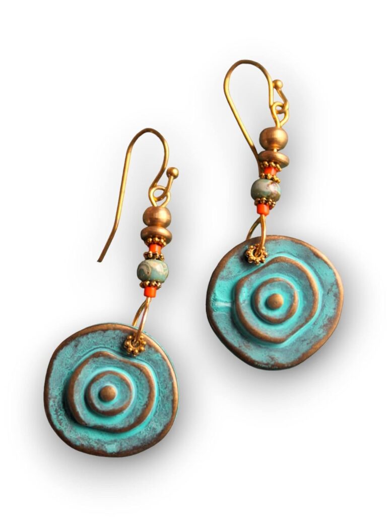 boho jewelry for women cyan ethnic long beaded earrings turquoise tribal gypsy unique earrings tibetan green bohemian earrings