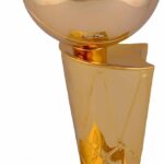 Los Angeles Lakers Fanatics Authentic 17x NBA Finals Champions 12″ Replica Larry O’Brien Trophy with Sublimated Plate – Game Used NBA Collages