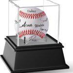 Leffis Baseball Display Case, Baseball Holder Display Case, Acrylic UV Protected Baseball Case for Display, for Autographed Baseball