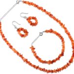 Multi Gemstone Nuggets Jewelry Set