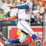 2025 Topps Now Juan Soto #17 1st Home Run with New York Mets Baseball Card