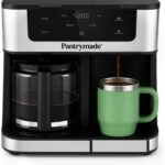 Deluxe 12-Cup Coffee Maker & Single Serve Brewer – Programmable, K-Cup Compatible, Adjustable Brew Size, Glass Carafe, Auto Shut-Off – Ideal for Home or Office