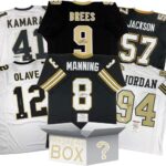 Autographed/Signed New Orleans Football Jersey Mystery Box with PSA JSA or Beckett COA