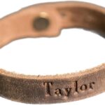 Ox & Pine Personalized Leather Wrap Bracelet – Customize Inscription