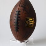 Clear Acrylic Football Stand, Display Holder for Basketball, Volleyball, Soccer Ball and Other Sports Memorabilia