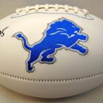 David Montgomery Autographed Detroit Lions Panel Football – Autographed Footballs