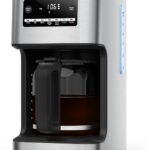 COWSAR 14-Cup Coffee Maker, 24-Hour Programmable Coffee Brewer, Keep Warm, Drip Free, Washable Filter, Stainless Steel, Silver – Commercial Performance