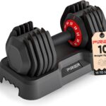Adjustable Dumbbell Set 55LB Dumbbells Weight, 10-in-1 Weight Dumbbell with Anti-Slip Metal Handle and Bicep Supports for Comprehensive Full Body Strength Training