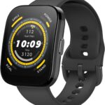 Amazfit Bip 5 Smart Watch 46mm, GPS, Amazon Alexa Built-in, Bluetooth Calling, 10-Day Battery, Heart-Rate & VO2 Max, Sleep Health Monitoring, AI Fitness Tracker App, for Android & iPhone, Black