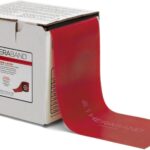 THERABAND Resistance Band 25 Yard Roll, Non-Latex Professional Elastic Stretch Bands for Upper & Lower Body Exercise Workouts, Physical Therapy, Lower Pilates, Flexibility, & Rehab, Dispenser Box