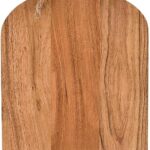 Samhita Acacia Wood Paddle Cutting Boards with handle for Kitchen, Cheese, and Food Serving Tray, Charcuterie Boards (15″ x 7″ x 0.65″)