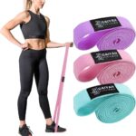 Long Resistance Bands for Working Out Women, Fabric Resistance Band, Stretch Bands for Exercise Bands Resistance Bands Set for Physical Therapy, Elastic Bands for Exercise, Ligas para Hacer Ejercicio