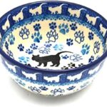 Polish Pottery Bowl – Ice Cream/Dessert – Boo Boo Kitty
