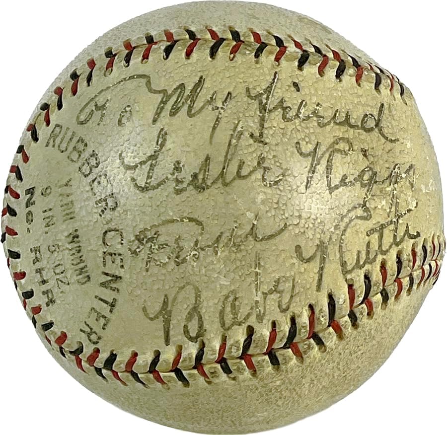 Babe Ruth Signed Autographed Vintage Spalding Baseball Inscribed To My Friend PSA